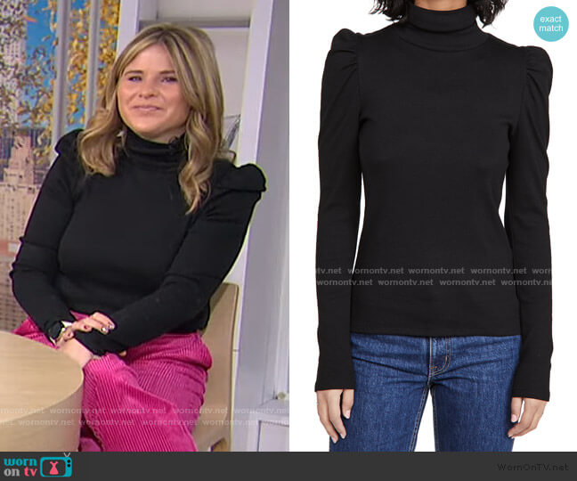 Veronica Beard Cedar Turtleneck Sweater worn by Jenna Bush Hager on Today