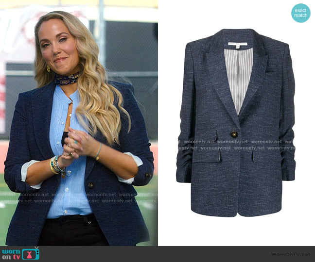 Veronica Beard Martel Dickey Jacket worn by Jessie Spano (Elizabeth Berkley Lauren) on Saved By The Bell