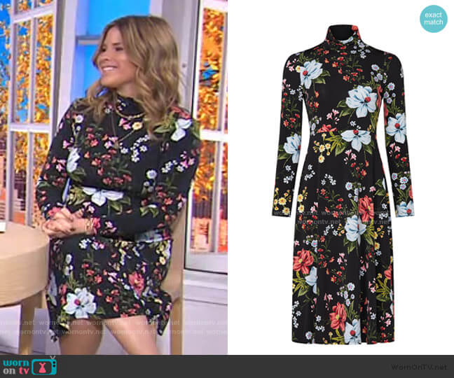 Yumi Kim Stargaze Floral Dress worn by Jenna Bush Hager on Today