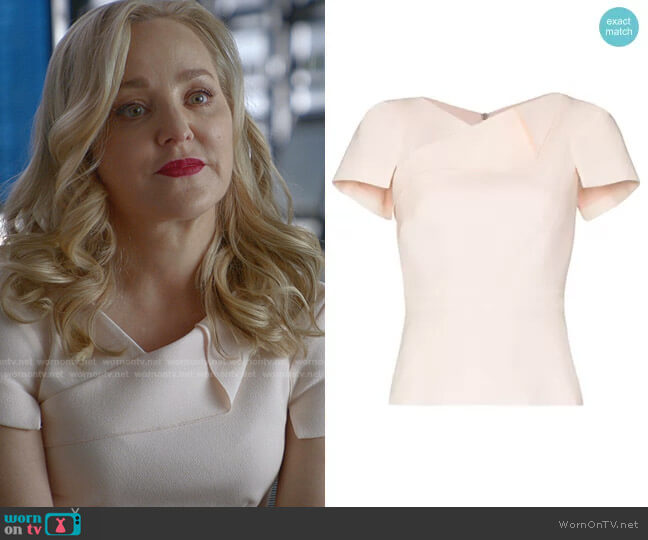 Roland Mouret Cardoba Top worn by Marissa Morgan (Geneva Carr) on Bull
