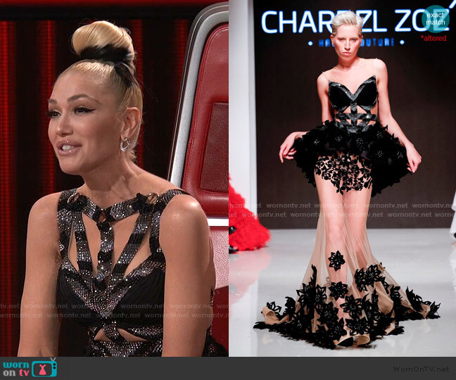 Charbel Zoe Spring Summer 2020 Dress worn by Gwen Stefani on The Voice