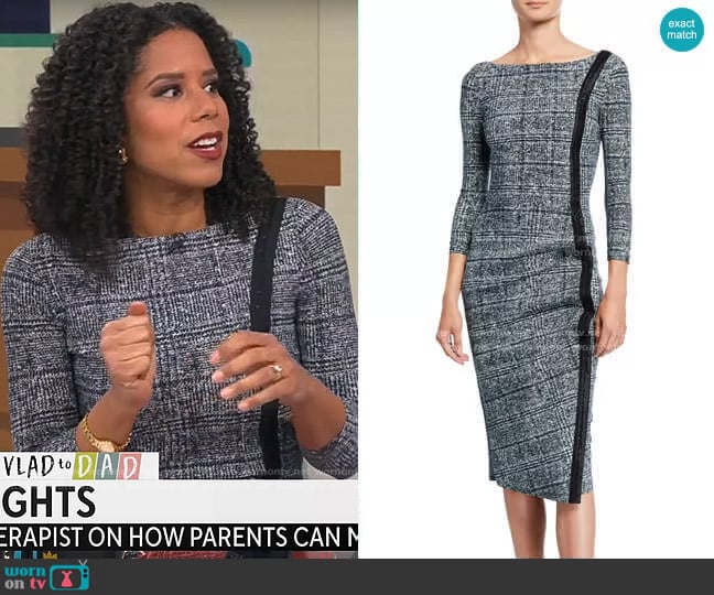 Chiara Boni La Petite Robe Rosmarijn Dress worn by Adriana Diaz on CBS Mornings