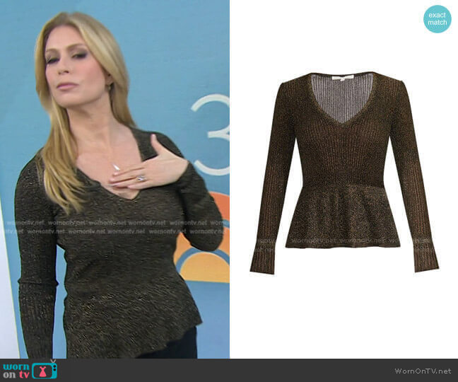 Veronica Beard Esmeralda Sweater worn by Jill Martin on Today