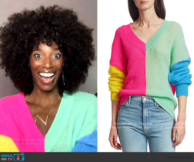 Essentiel Antwerp Vivar Colorblock Wool & Mohair-Blend Sweater