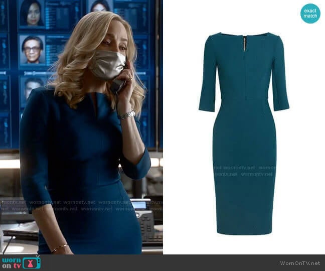 Roland Mouret Etty Dress worn by Marissa Morgan (Geneva Carr) on Bull