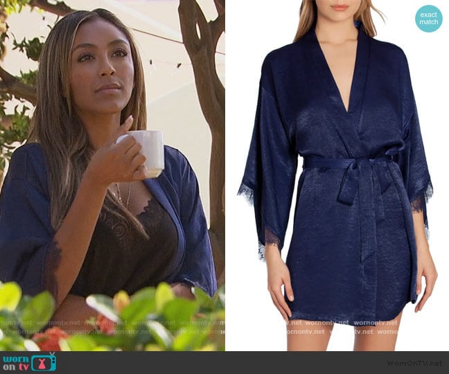 In Bloom by Jaonquil Mia Wrap worn by Tayshia Adams on The Bachelorette