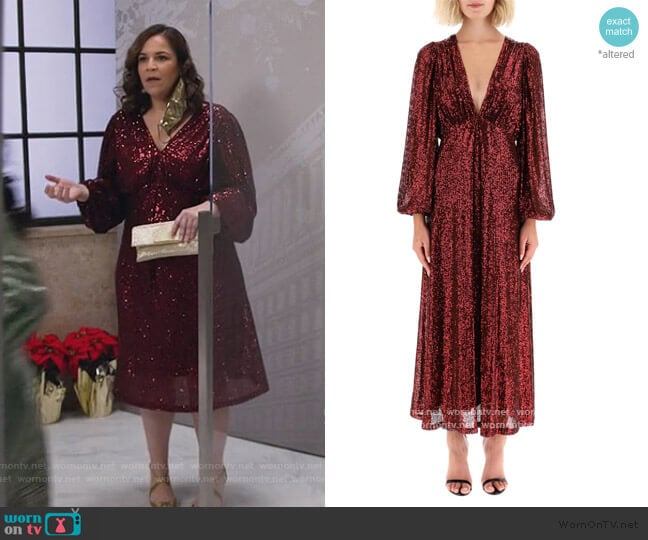 In The Mood For Love Irina Sequined Dress worn by Sara Castillo (Lindsay Mendez) on All Rise