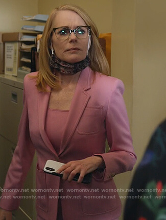 Lisa’s pink blazer and dress on All Rise
