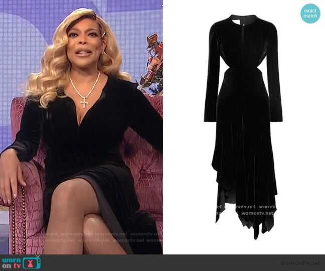 Marques Almeida Long Dress worn by Wendy Williams on The Wendy Williams Show