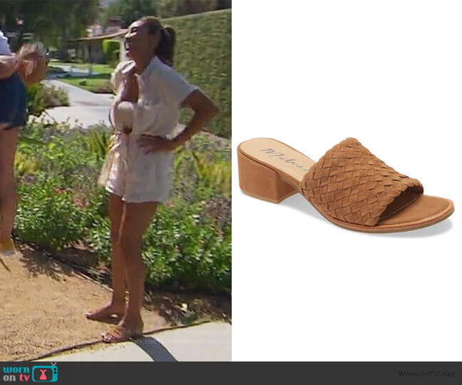 Matisse Andi Slide Sandal worn by Tayshia Adams on The Bachelorette