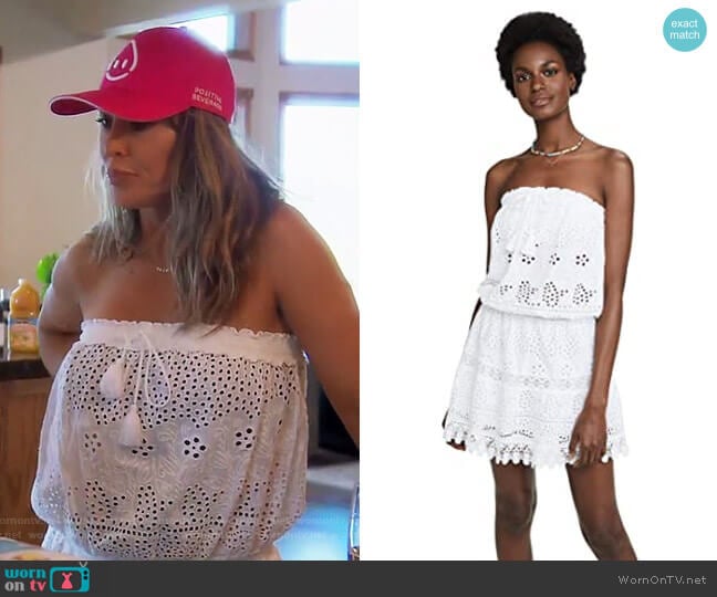 Melissa Odabash Iris Cover Up Dress worn by Kelly Dodd on The Real Housewives of Orange County