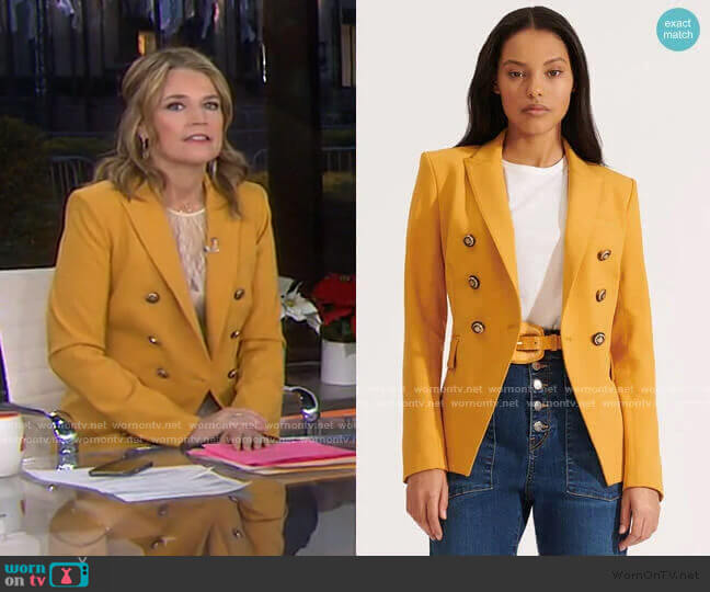 Veronica Beard Miller Dickey Jacket worn by Savannah Guthrie on Today
