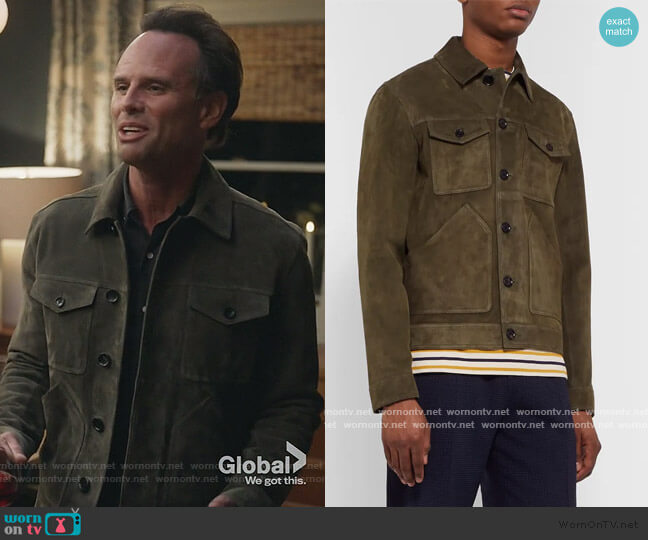 MR P. Suede Trucker Jacket