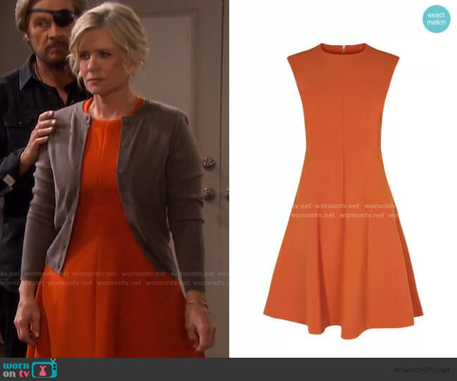 Karen Millen Panelled A-Line Dress worn by Kayla Brady (Mary Beth Evans) on Days of our Lives
