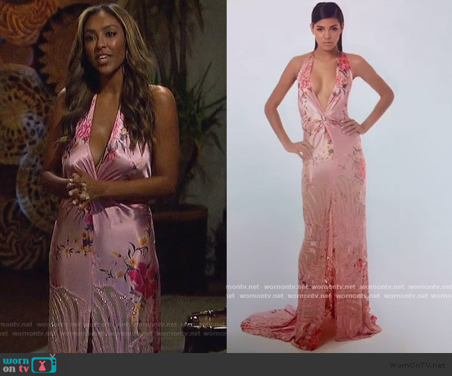 Randi Rahm Couture Collection worn by Tayshia Adams on The Bachelorette