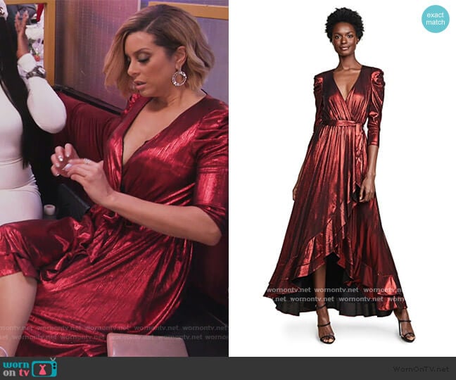Retrofete Flora Dress worn by Robyn Dixon on The Real Housewives of Potomac