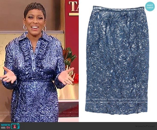 Rochas Midi Skirt worn by Tamron Hall on Tamron Hall Show
