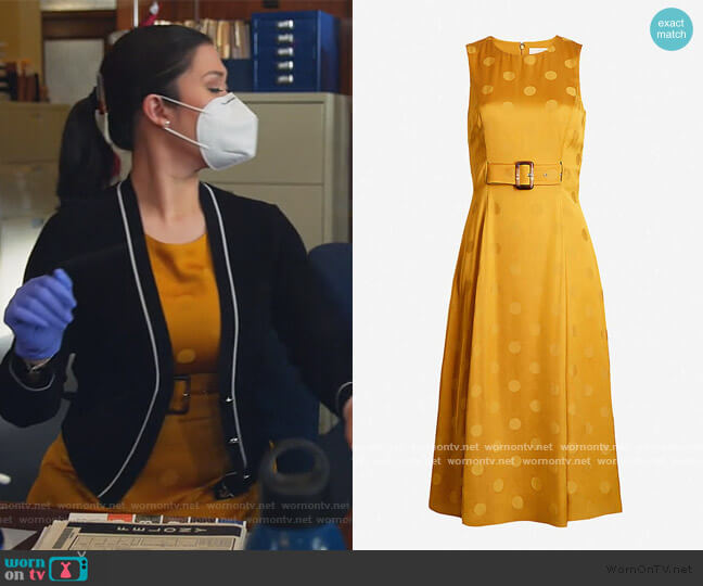 Ted Baker Innabel Dress worn by Sherri Kansky (Ruthie Ann Miles) on All Rise