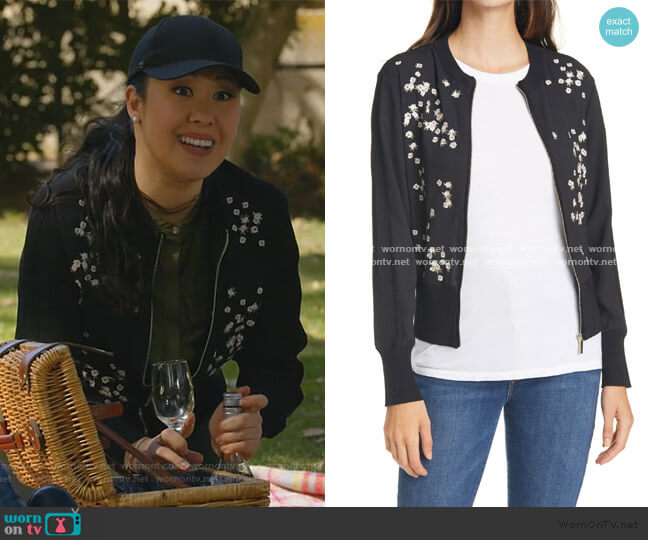 Ted Baker Priyaa Jacket worn by Sherri Kansky (Ruthie Ann Miles) on All Rise