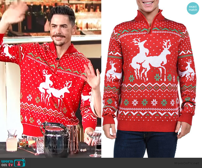 Tipsy Elves Funny Humping Reindeer Sweater