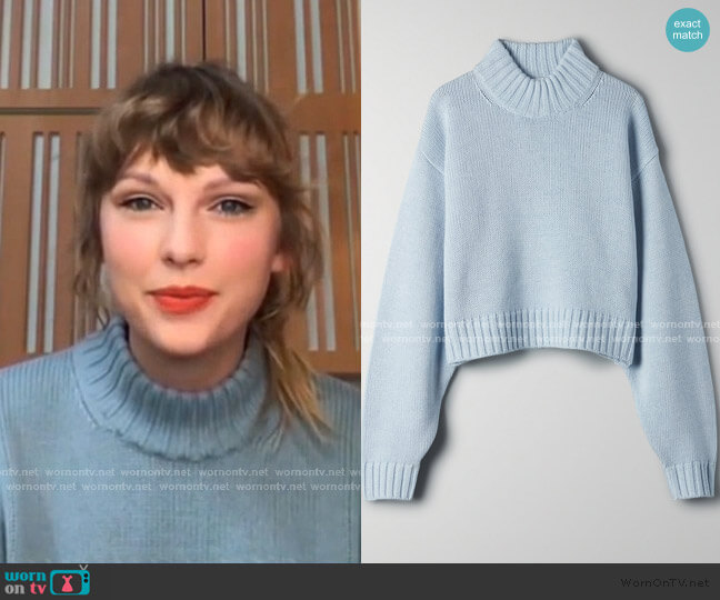 Wilfred Free Heinen Sweater worn by Taylor Swift on Good Morning America