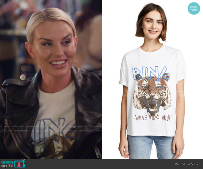 Anine Bing Tiger Tee worn by Whitney Rose on The Real Housewives of Salt Lake City
