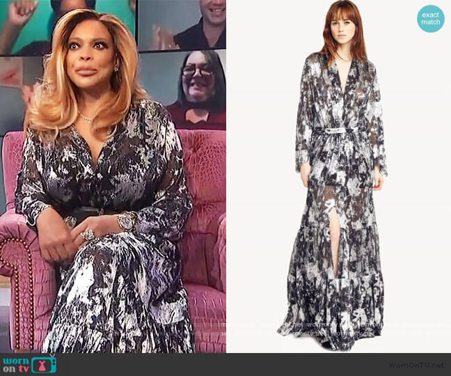 BA&SH Hendrix Dress worn by Wendy Williams on The Wendy Williams Show