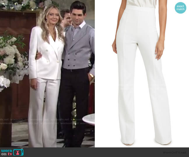 Black Halo Isabella Pants worn by Abby Newman (Melissa Ordway) on The Young and the Restless