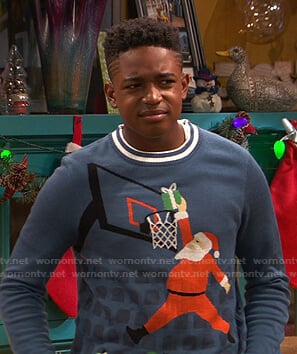 Booker’s ugly cristmast sweater on Ravens Home