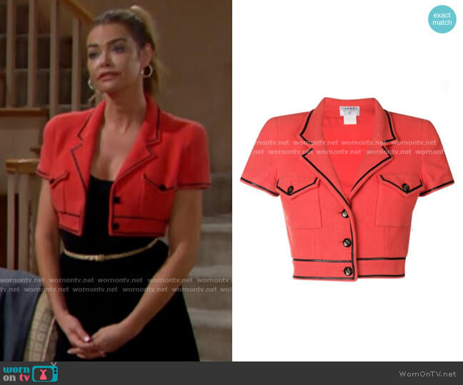 Chanel Vintage Jacket worn by Shauna Fulton (Denise Richards) on The Bold and the Beautiful