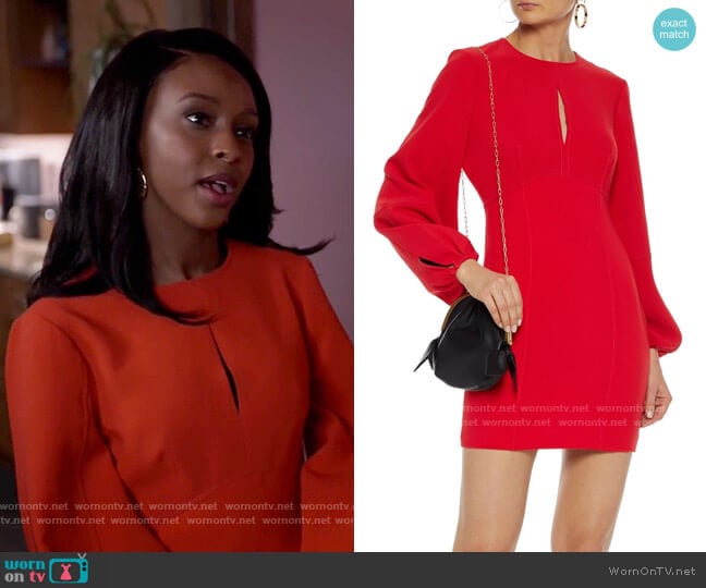 Cinq a Sept Danica Dress worn by Karen Mott (Ebony Obsidian) on Tyler Perrys Sistas