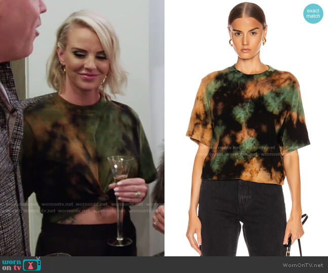 Cotton Citizen Tokyo Crop Tee worn by Whitney Rose on The Real Housewives of Salt Lake City
