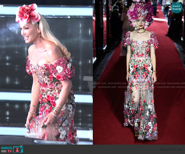 Dolce & Gabbana The Secret Shows Collection worn by Gwen Stefani on The Voice
