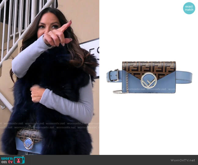 Fendi FF Belt Bag worn by Lisa Barlow on The Real Housewives of Salt Lake City