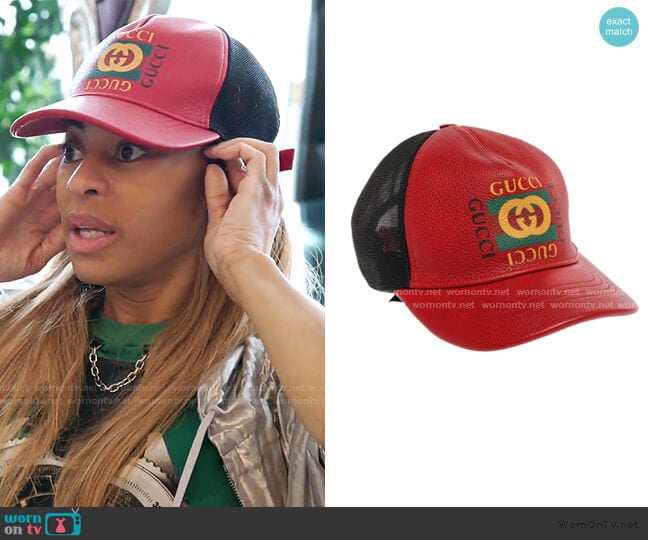 Gucci Interlocking G Baseball Cap worn by Mary Cosby on The Real Housewives of Salt Lake City