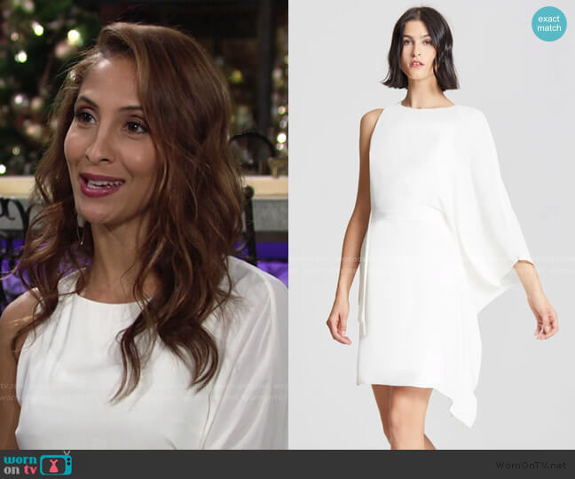 Halston Flowy Sleeve Dress worn by Lily Winters (Christel Khalil) on The Young and the Restless