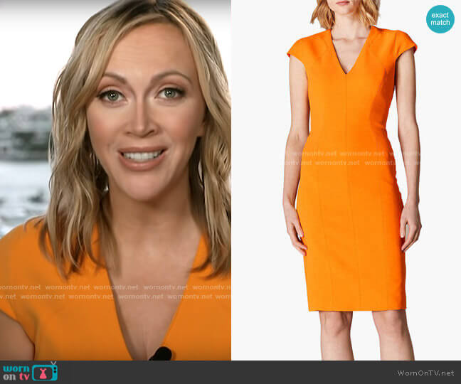 Karen Millen Cap Sleeve Pencil Dress
