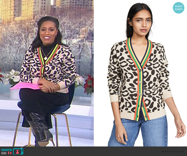 Kule The Cat Cardigan worn by Sheinelle Jones on Today