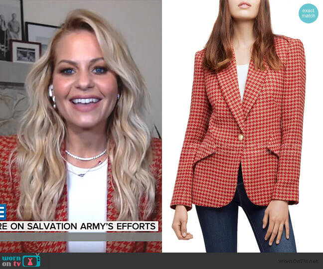 L'Agence Chamberlain Houndstooth Blazer