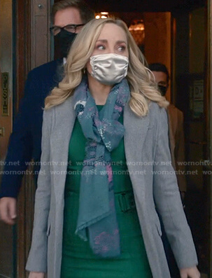 Marissa’s green midi dress on Bull