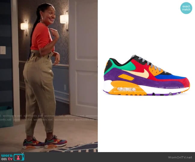 Nike Air Max 90 Viotech Sneakers worn by Rainbow Johnson (Tracee Ellis Ross) on Black-ish