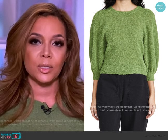Rachel Comey Forbell Alpaca Top worn by Sunny Hostin on The View