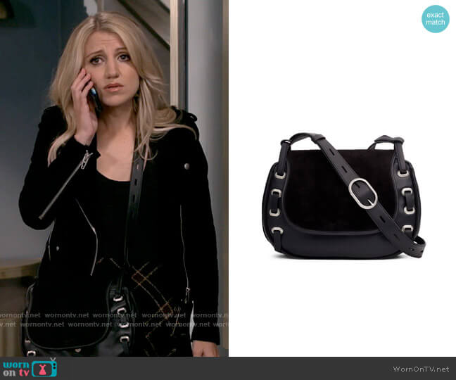 Rag & Bone Legend Saddle Bag worn by Gina Dabrowski (Annaleigh Ashford) on B Positive