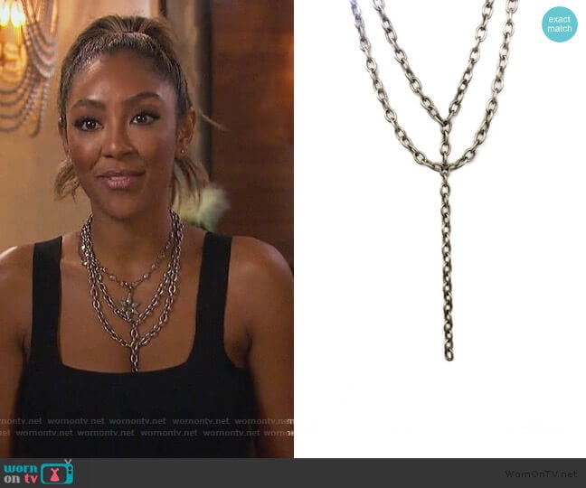Shalla Wista Chunky Funky Necklace worn by Tayshia Adams on The Bachelorette