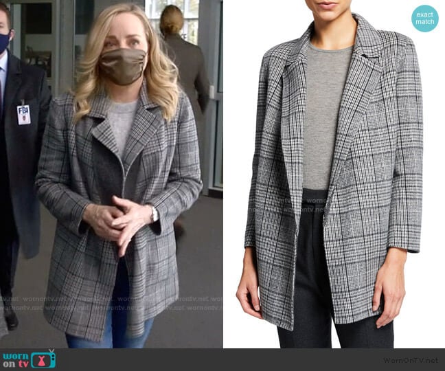 Theory Clairene N Jacket worn by Marissa Morgan (Geneva Carr) on Bull