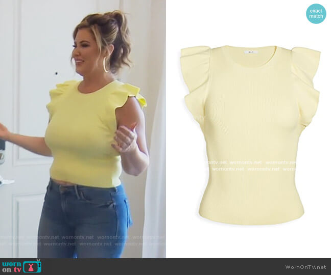 A.L.C. Holley Top worn by Emily Simpson on The Real Housewives of Orange County
