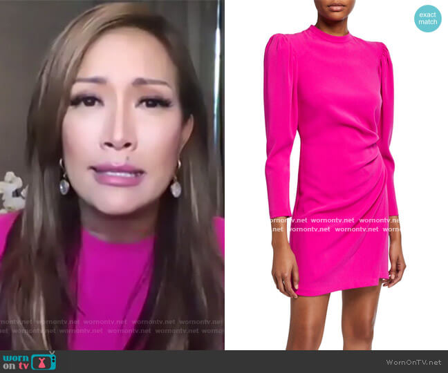 A.L.C. Jane Dress worn by Carrie Inaba on The Talk