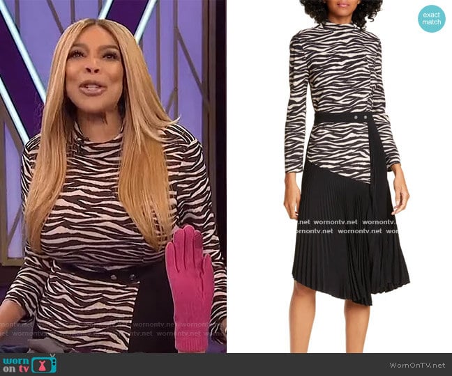 A.L.C. Peyton Dress worn by Wendy Williams on The Wendy Williams Show