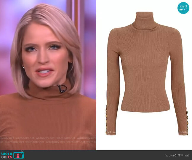 A.L.C. Desi Sweater worn by Sara Haines on The View