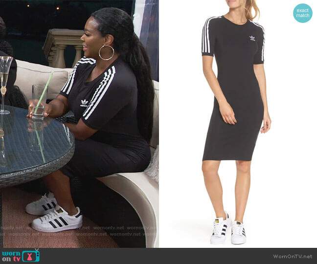 Adidas Adidas 3-Stripes Dress worn by Kenya Moore on The Real Housewives of Atlanta
